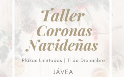 Taller de coronas navideñas en Jávea