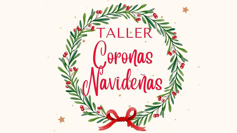 Aprende a elaborar una corona navideña