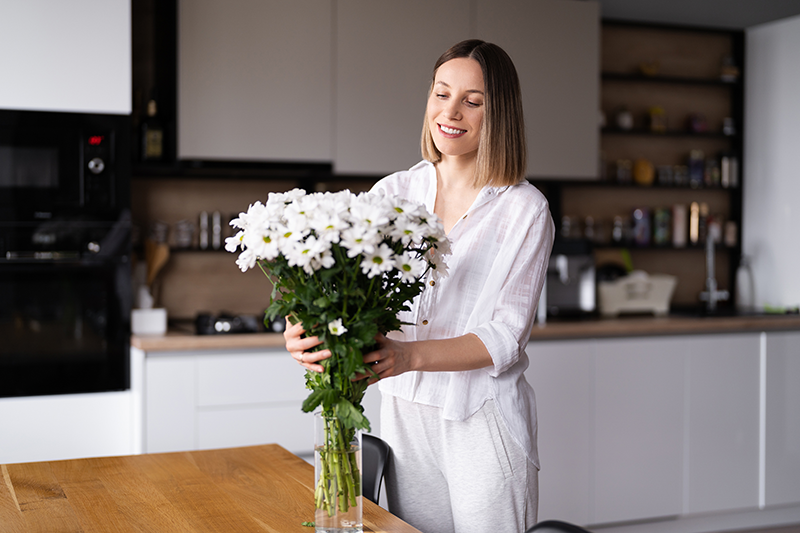 Flores en el hogar, 5 espacios ideales